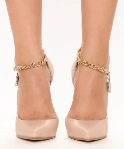 Fashion Nova Penthouse Only Pumps - Nude Bridal Shop