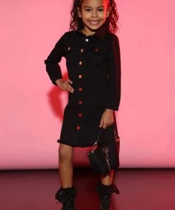 Fashion Nova Influencer Looks Mini Not Stressing Denim Dress - Black 8 Fashion Nova Influencer Looks Mini Not Stressing Denim Dress - Black