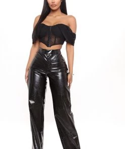 Fashion Nova Teddies & Babydolls Dreaming About Us Corset Top - Black