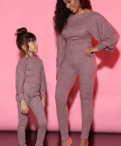 Fashion Nova Feelin' Bubbly Pant Set - Blush