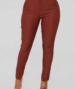 FashionNob Teddies & Babydolls Been There Done That Pants - Brown