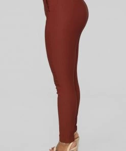 FashionNob Teddies & Babydolls Been There Done That Pants - Brown