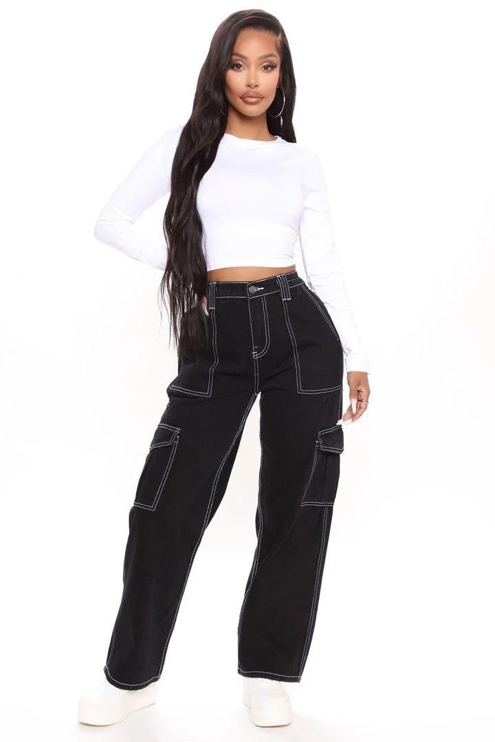 Mysite Give Me A Break Cargo Carpenter Jeans Shorter Length - Black New Today 6 Mysite Give Me A Break Cargo Carpenter Jeans Shorter Length - Black New Today