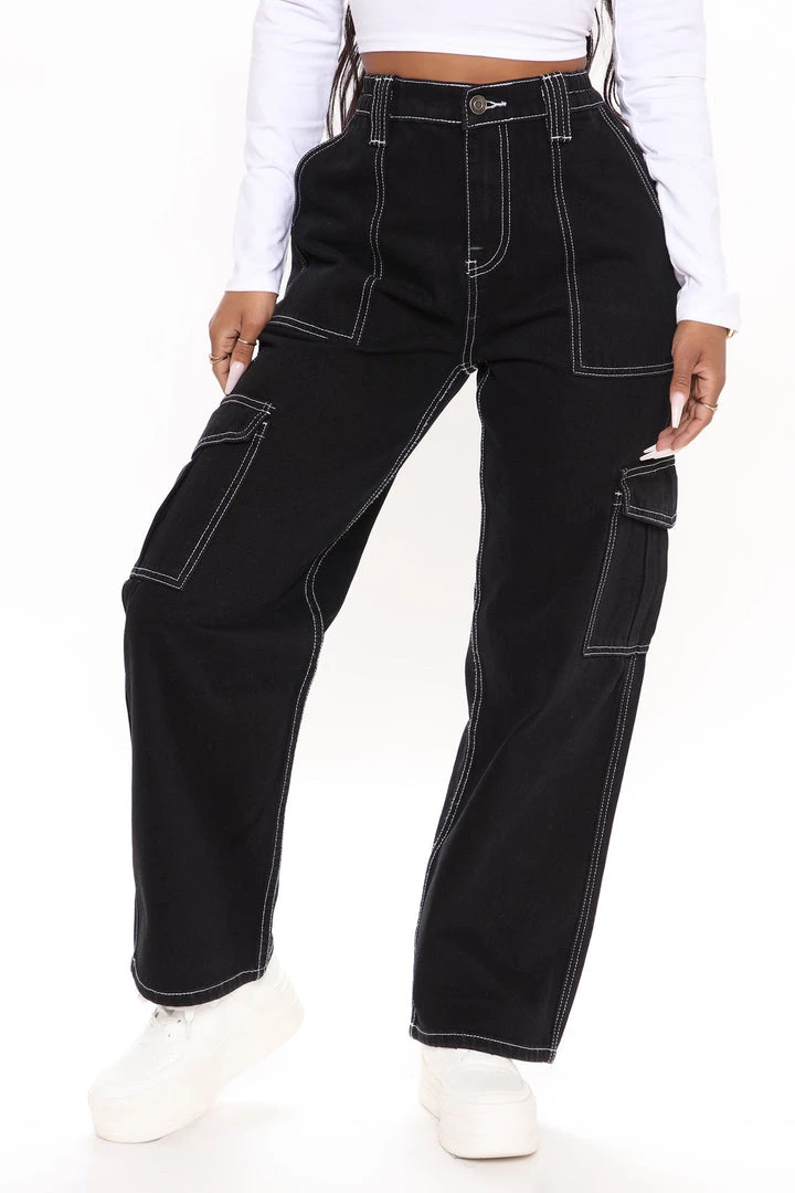 Mysite Give Me A Break Cargo Carpenter Jeans Shorter Length - Black New Today 9 Mysite Give Me A Break Cargo Carpenter Jeans Shorter Length - Black New Today