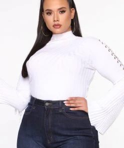 Fashion Nova Next To Me Mock Neck Sweater - Off White Teddies & Babydolls 15 Fashion Nova Next To Me Mock Neck Sweater - Off White Teddies & Babydolls