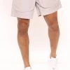 Mysite Nylon Utility Shorts - Silver