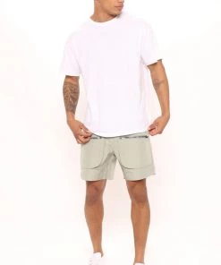 Mysite Nylon Utility Shorts - Sage 11 Mysite Nylon Utility Shorts - Sage