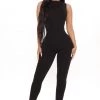 Fashion Nova Hayleigh Double Lined Jumpsuit - Black