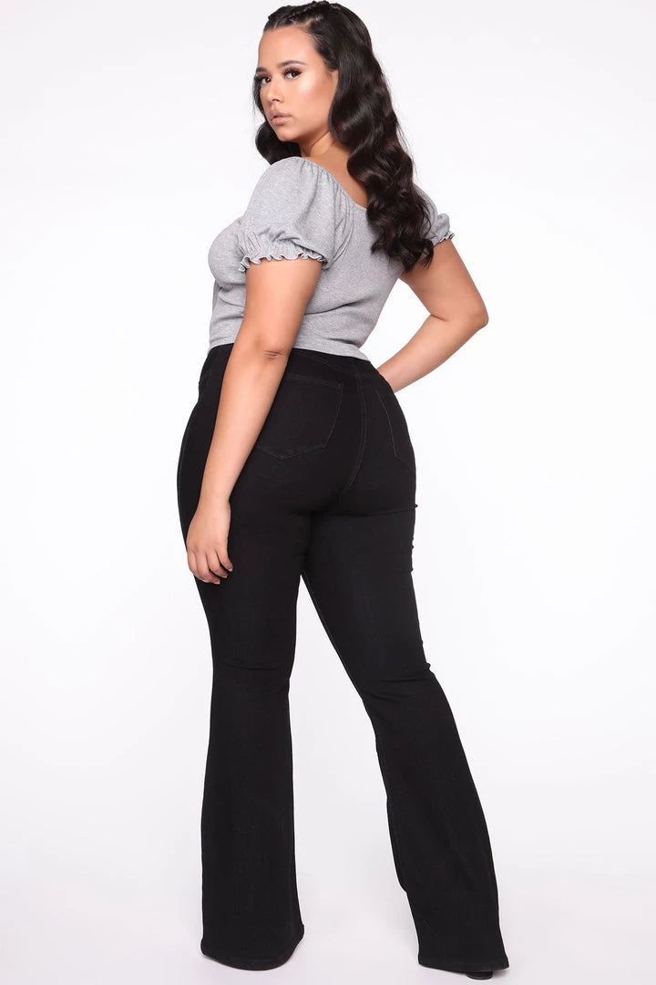 Mysite Deep In My Soul Flare Jeans - Black New Today 12 Mysite Deep In My Soul Flare Jeans - Black New Today