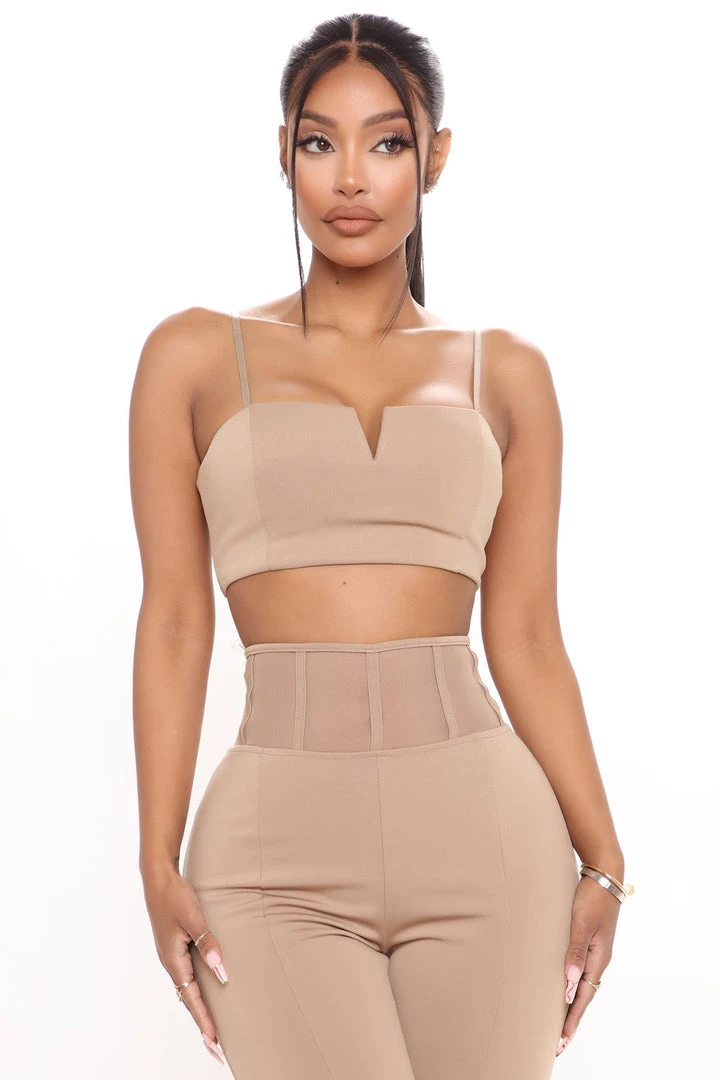 Fashion Nova SETS Girls Night Pant Set - Taupe 2 Fashion Nova SETS Girls Night Pant Set - Taupe