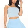 Fashion Nova Essential Bandeau - Light Blue New Today