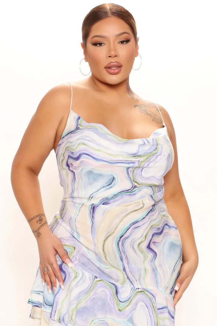 Mysite DRESSES Spring Sunshine Mini Dress - Blue/combo 9 Mysite DRESSES Spring Sunshine Mini Dress - Blue/combo