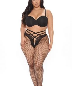 Fashion Nob Grab Me By The Waist Fishnets - Black 7 Fashion Nob Grab Me By The Waist Fishnets - Black