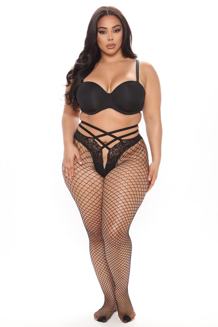 Fashion Nob Grab Me By The Waist Fishnets - Black 3 Fashion Nob Grab Me By The Waist Fishnets - Black