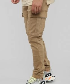 Mysite New Today Kyle Cargo Pants - Khaki