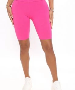 Mysite My Favorite Biker Short - Fuchsia New Today