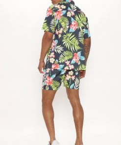 Mysite Easy Breezy Short Sleeve Woven Top - Green/combo New Today 12 Mysite Easy Breezy Short Sleeve Woven Top - Green/combo New Today