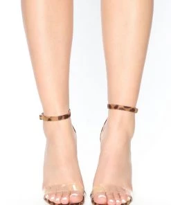 Fashion Nova That One Strap Heels - Leopard