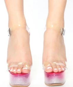 Fashion Nova SHOES Pay My Bills Platform Heels - Pink