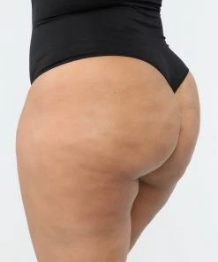 Fashion Nob Teddies & Babydolls High Waist Shapewear Thong - Black 5 Fashion Nob Teddies & Babydolls High Waist Shapewear Thong - Black