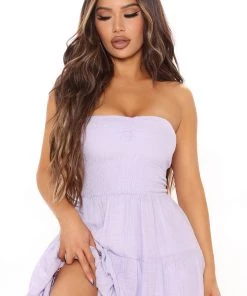 Mysite Penelope Maxi Dress - Lavender
