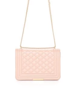 FashionNob Best Sellers Always Chic Crossbody Bag - Nude