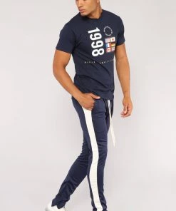 Mysite New Today Retro Track Pant - Navy
