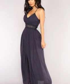 Mysite Holy Ship Maxi Dress - Navy