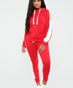 FashionNob Analissa Pullover Hoodie - Red 10 FashionNob Analissa Pullover Hoodie - Red