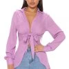 Mysite New Today Play All Day Blouse - Lavender