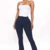 Mysite Adriana Flare Pant - Navy