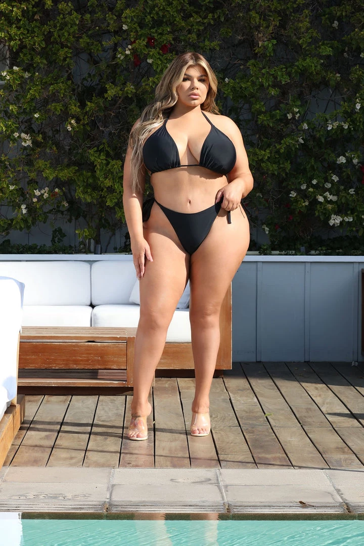 Fashion Nova Maui Mix And Match Side Tie Bikini Bottom - Black Teddies & Babydolls 5 Fashion Nova Maui Mix And Match Side Tie Bikini Bottom - Black Teddies & Babydolls