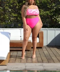 Fashion Nova Maui Mix And Match Brazilian Bikini Bottom - Hot Pink