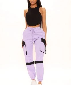 Mysite New Today Can't Get With You Cargo Pant - Lavender