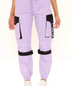 Mysite New Today Can't Get With You Cargo Pant - Lavender
