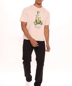 Mysite New Today Tequila Did Short Sleeve Tee - Sand