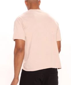 Mysite New Today Tequila Did Short Sleeve Tee - Sand