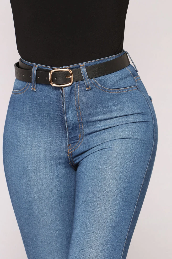 Fashion Nova Essential Basic Belt Set - Black/Tan 1 Fashion Nova Essential Basic Belt Set - Black/Tan