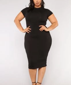Fashion Nova Influencer Looks Jojo Dress - Black