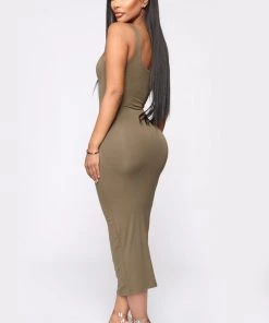 Fashion Nob DRESSES Your Needs Met Dress - Olive 11 Fashion Nob DRESSES Your Needs Met Dress - Olive