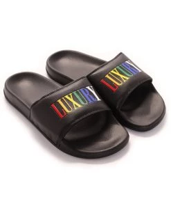 Mysite New Today Luxury Slides - Black