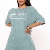 Mysite Define Momster Tunic Top - Teal