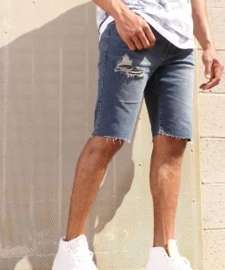 Mysite Earl Denim Shorts - Dark Wash New Today