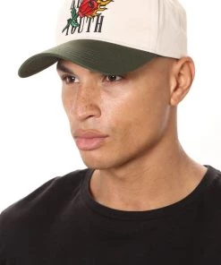 Mysite Rebel Youth Strapback Hat - White New Today