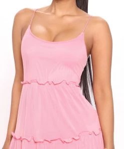 Mysite NEW IN Carlene Mini Dress - Mauve