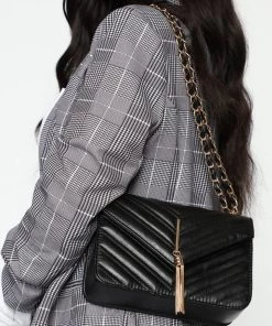 Fashion Nova Write Me A Letter Bag - Black Teddies & Babydolls