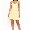 Mysite New Today Eilana Mini Dress - Yellow