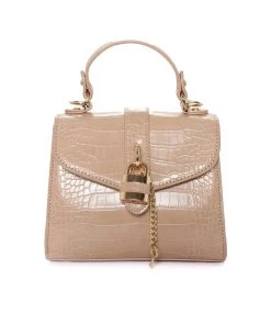 Fashion Nova Lock Me Down Crossbody Bag - Nude Best Sellers