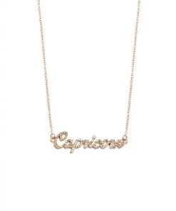 Fashion Nova The Zodiac 'Capricorn' Necklace - Gold