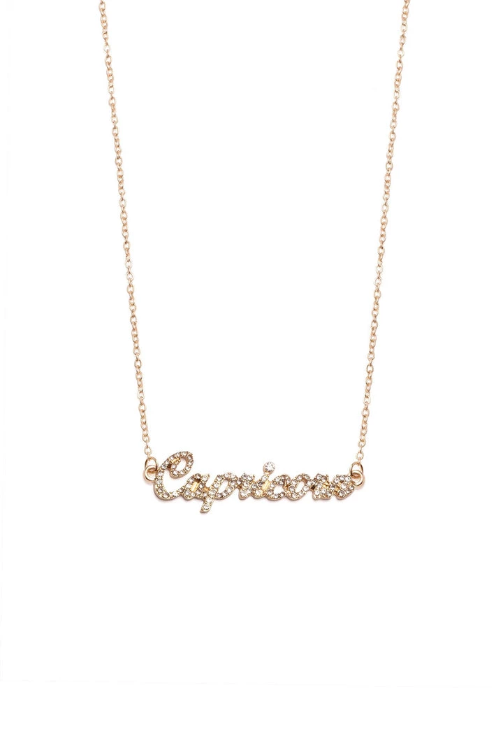 Fashion Nova The Zodiac 'Capricorn' Necklace - Gold 1 Fashion Nova The Zodiac 'Capricorn' Necklace - Gold